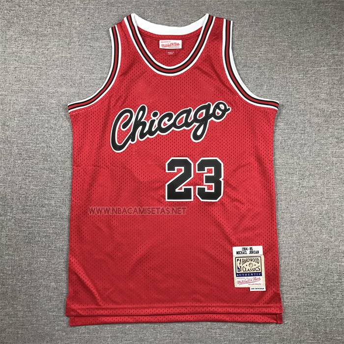 Camiseta Nino Chicago Bulls Michael Jordan NO 23 Mitchell & Ness 1984-85 Rojo